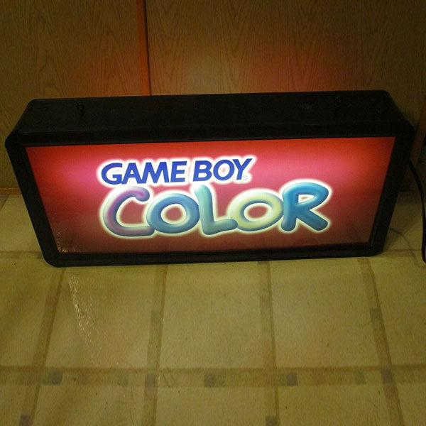 Game Boy Color Store Sign