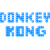 Old Donkey Kong Logo in blue