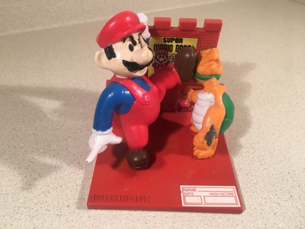 Vintage Super Mario Trophy Figure from another angle