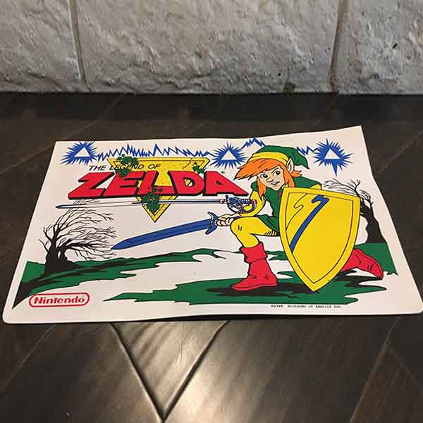The Legend Of Zelda Placemat with original Link artwork