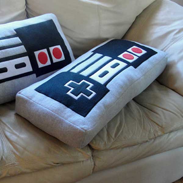 Super soft and really big: the NES Controller Pillow
