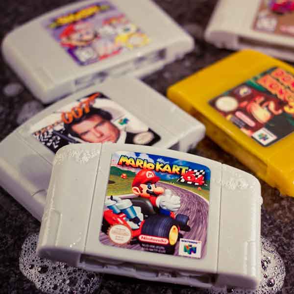 Make this a gift to someone wo loves Nintendo 64 with these Nintendo 64 Cartridge Soaps