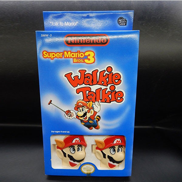 Stay in contact with your childhood-you with the Super Mario Walkie Talkies!