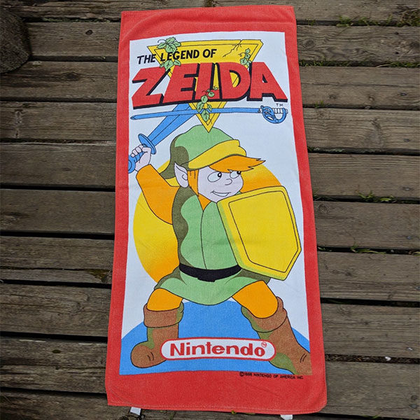 Vintage Zelda Towel @nintendoretrolove