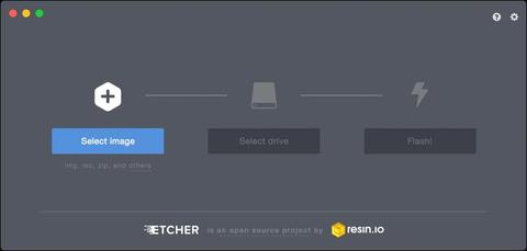 Etcher Installation Select Image