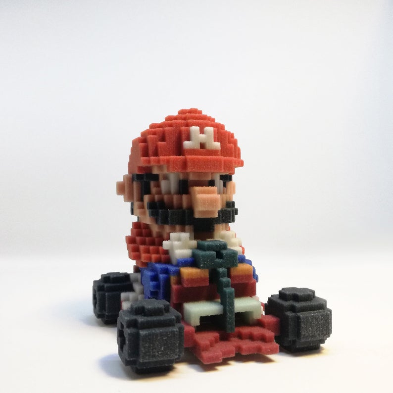 Nintendo Pixel Art: Mario Kart Toyart Figure 