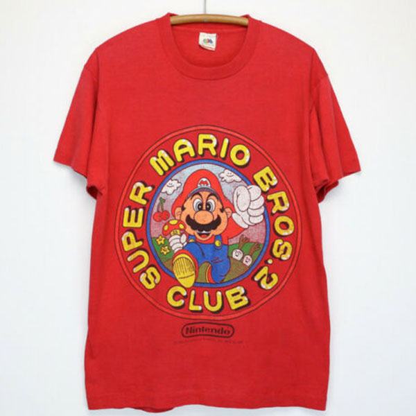Super Mario Bros Fan Club Shirt