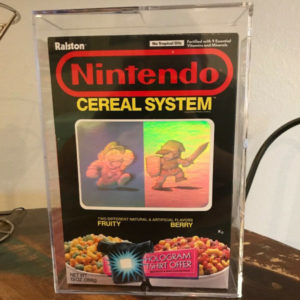 RALSTON NINTENDO *RARE* 1989 UNOPENED CEREAL BOX