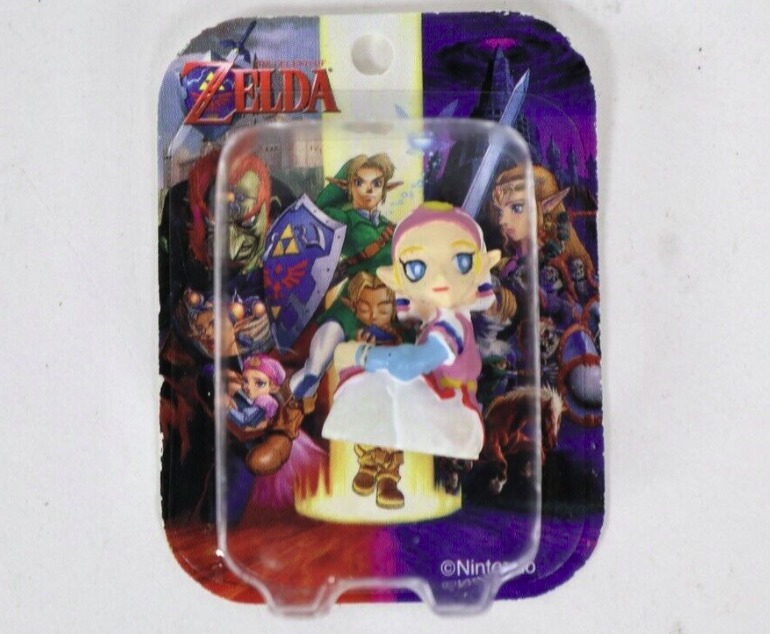 Vintage Legend Of Zelda Ocarina Of Time Tomy Young Zelda Gashapon Small Figure