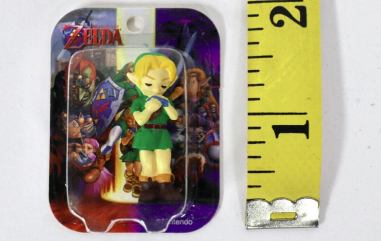 Vintage Legend Of Zelda Ocarina Of Time Tomy Young Link Gashapon Small Figure